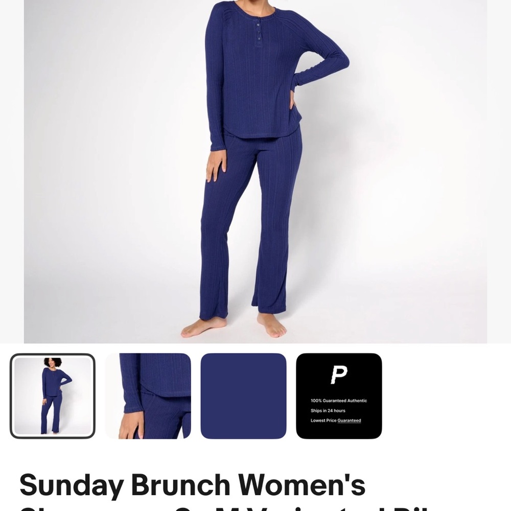 Women's Navy Blue Sleepwear Set